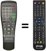 Télécommande équivalente NEOTION REMCON665