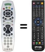 Télécommande équivalente UPC DIGITAL BOX