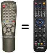 Télécommande équivalente Samsung DSR9000