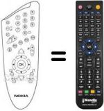 Télécommande équivalente Nokia MEDIAMASTER 9650S
