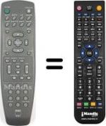 Télécommande équivalente NAD T531