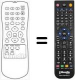 Télécommande équivalente RC113014 / 00