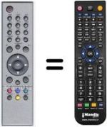 Télécommande équivalente Seg DTR602II
