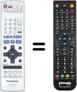 Télécommande équivalente Panasonic DMRE-S10EGS