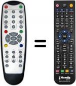 Télécommande équivalente Evo-SD200