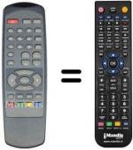 Télécommande équivalente FUJI ONKYO F2000