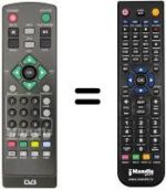 Télécommande équivalente REMCON1006