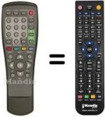 Télécommande équivalente Telestar STARSATHC