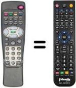 Télécommande équivalente FUJI ONKYO REMCON1282