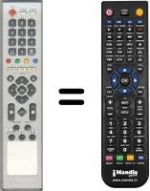 Télécommande équivalente Ferguson HF8800 HD