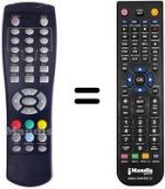 Télécommande équivalente REMCON491