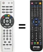 Télécommande équivalente Illusion Illu001