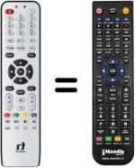 Télécommande équivalente Inverto IDL6651N