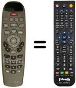 Télécommande équivalente Nokia MEDIAMASTER 121T