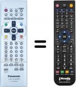 Télécommande équivalente Panasonic AV-XV10EGS
