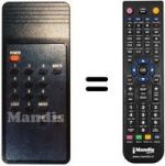 Télécommande équivalente FREECOM OR68 / 2
