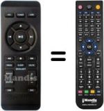 Télécommande équivalente AZ787