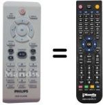 Télécommande équivalente Philips DVP5960