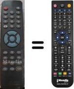 Télécommande équivalente Quadro DR9100CI