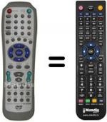 Télécommande équivalente Lenoir DVX 58