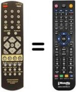 Télécommande équivalente RC4300DV