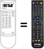 Télécommande équivalente RC0611