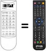 Télécommande équivalente RC0811