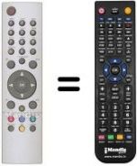 Télécommande équivalente RC510