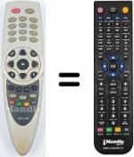 Télécommande équivalente RCD420