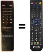 Télécommande équivalente RCU7200