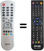 Télécommande équivalente Medion MD24242