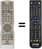 Télécommande équivalente RC-829A