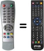 Télécommande équivalente REMCON1019