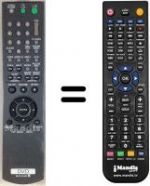Télécommande équivalente Sony DVP-LS500