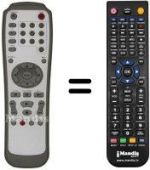 Télécommande équivalente Orion GDVDR5001B