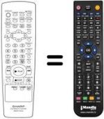 Télécommande équivalente Sharp RRMCG1214AJSA