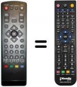 Télécommande équivalente REMCON1278