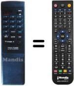 Télécommande équivalente Amstrad SRX340