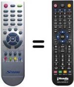 Télécommande équivalente Strong REMCON180