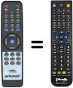 Télécommande équivalente MAESTRO REMCON1143
