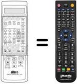 Télécommande équivalente Seleco REMCON027