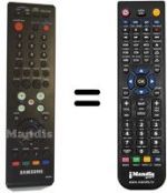 Télécommande équivalente Samsung MF59-00286A