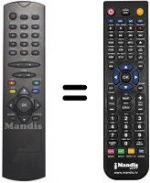 Télécommande équivalente RC2546