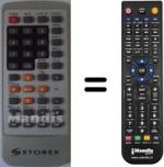 Télécommande équivalente STOREX MPIX355