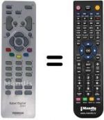 Télécommande équivalente RCT111SP1G