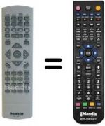 Télécommande équivalente Thomson DTH255E