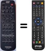 Télécommande équivalente Toshiba SD-220