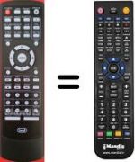 Télécommande équivalente DXV 3530 USB