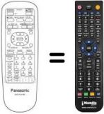 Télécommande équivalente Panasonic DVD-A150