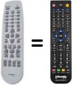 Télécommande équivalente Daewoo DRX370S